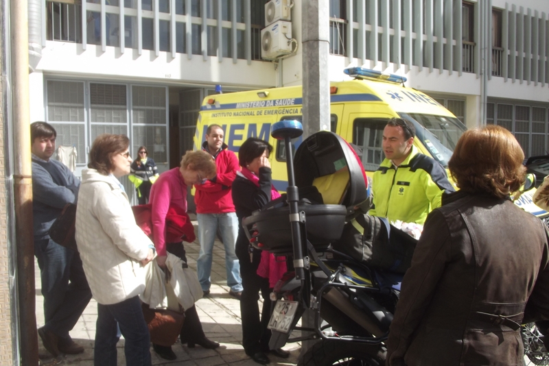 Visita ao INEM - abril 2012