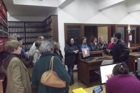 Visita USEA - Biblioteca municipal do Porto - dezembro 2012